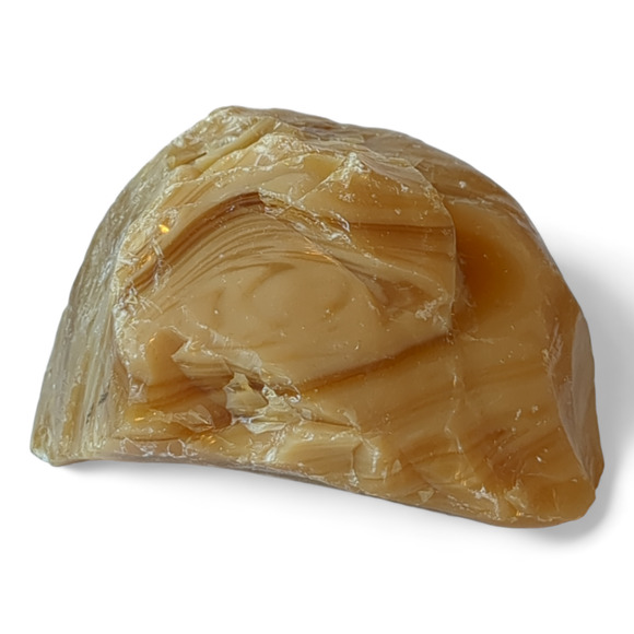 Carmel Chocolate Cream Art Glass Cullet Swirled Opaque Slag Glass #4XL76 - Picture 3 of 6